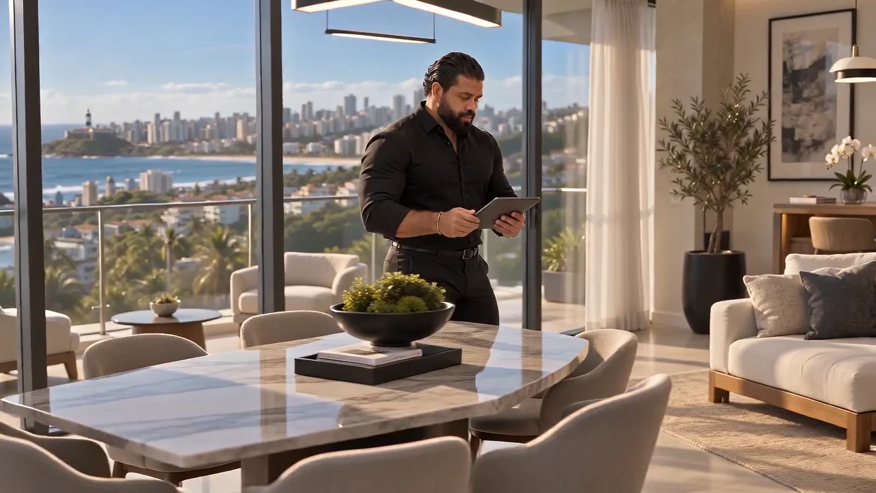 Gliferson Cleber em avaliação imobiliária.
